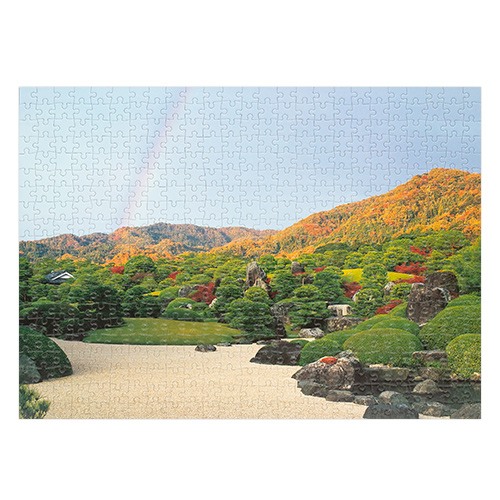 秋の枯山水庭(虹)